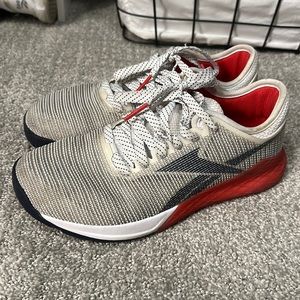 REEBOK womens Nano 9 size 7.5 red white and blue!!